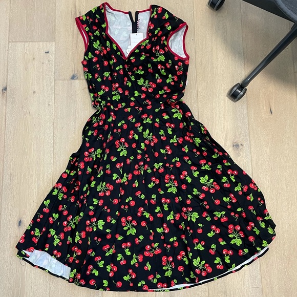 Pinup girl couture Heidi cherry dress 1x